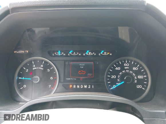 2017 Ford F-150 XL with VIN 1FTEW1EF6HKD40423, listed as a IAAI auction lot 42142735 with 155,675 mi miles. Bid and sale history available at carsss.com. Image 7.