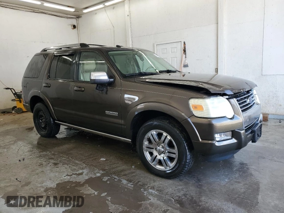 2008 Ford Explorer Limited with VIN 1FMEU65E08UA89487, listed as a Copart auction lot 51689095 with 233,434 mi miles and Salvage title. Bid and sale history available at DreamBid. Image 4.
