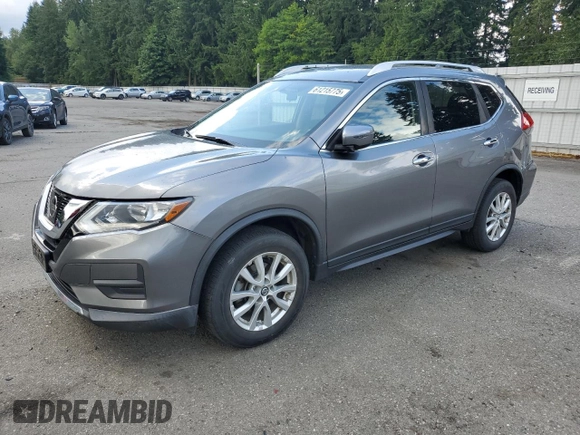 2017 Nissan Rogue SV with VIN KNMAT2MV9HP578095, listed as a Copart auction lot 61215775 with 108,192 mi miles and Salvage title. Bid and sale history available at DreamBid. Image 1.