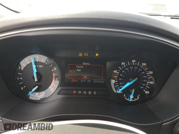2017 Ford Fusion SE with VIN 3FA6P0HD4HR337320, listed as a Copart auction lot 53162215 with 200,427 mi miles and Clean Title. Bid and sale history available at DreamBid. Image 9.