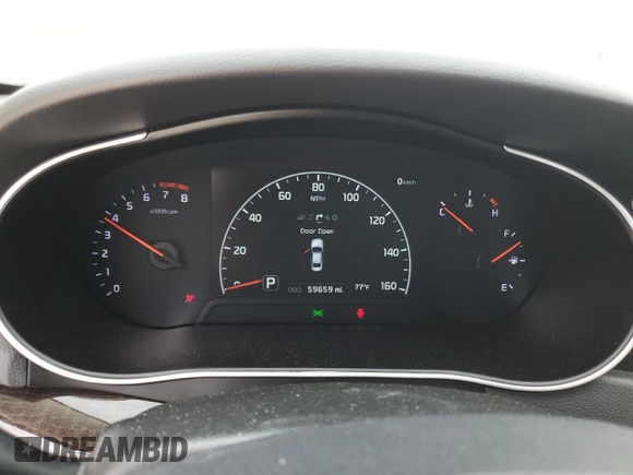 2015 Kia Cadenza Premium with VIN KNALN4D71F5181499, listed as a Copart auction lot 76159924 with 59,659 mi miles and Salvage Title. Bid and sale history available at carsss.com. Image 9.