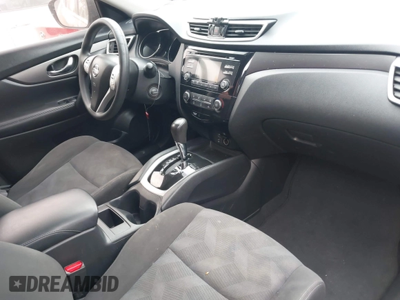 2016 Nissan Rogue SV with VIN KNMAT2MT7GP631857, listed as a IAAI auction lot 41933428 with 172,055 mi miles. Bid and sale history available at carsss.com. Image 5.