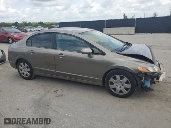 2006 Honda Civic LX z VIN JHMFA16506S006537, wystawiony jako Copart lot #60407425 z przebiegiem 171 482 mil mil oraz Szkoda całkowita • Salvage title. Historia ofert i sprzedaży dostępna na DreamBid. Obrazek 4.