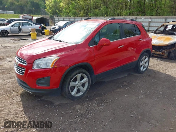 2015 Chevrolet Trax LTZ with VIN 3GNCJTSB6FL213113, listed as a IAAI auction lot 41999668 with 88,361 mi miles. Bid and sale history available at carsss.com. Image 17.