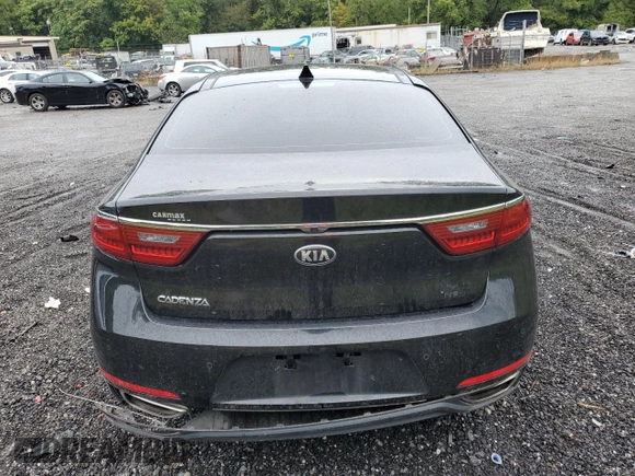 2018 Kia Cadenza Premium with VIN KNALC4J11J5120183, listed as a Copart auction lot 72858454 with 105,656 mi miles and Salvage Title. Bid and sale history available at DreamBid. Image 6.