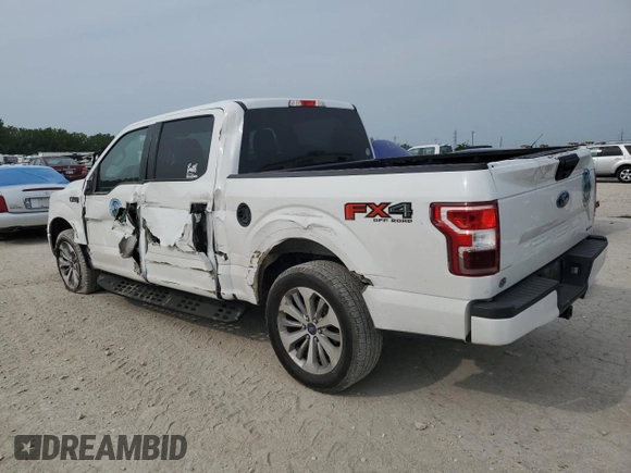 2018 Ford F-150 XL with VIN 1FTEW1EP4JFC28047, listed as a Copart auction lot 68017364 with 230,449 mi miles and Salvage Title. Bid and sale history available at carsss.com. Image 2.
