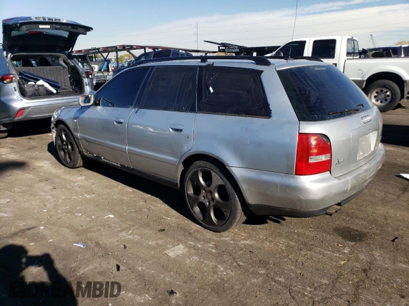 1999 Audi A4 с VIN WAUGB28D9XA326487, выставлен на аукционе Copart как лот 80556424 с пробегом 255 794 миль миль и Списание • Salvage title. История ставок и продаж доступна на DreamBid. Изображение 2.