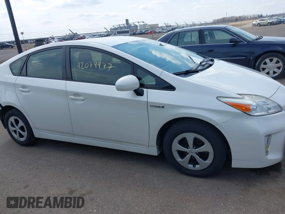 2013 Toyota Prius One with VIN JTDKN3DU3D5642908, listed as a IAAI auction lot 42079977 with 151,986 mi miles and . Bid and sale history available at carsss.com. Image 13.