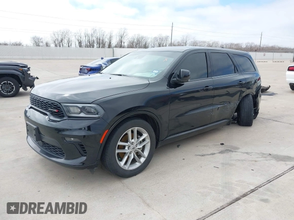 2022 Dodge Durango GT Plus with VIN 1C4RDHDG1NC130814, listed as a IAAI auction lot 41650757 with 40,871 mi miles and . Bid and sale history available at DreamBid. Image 16.