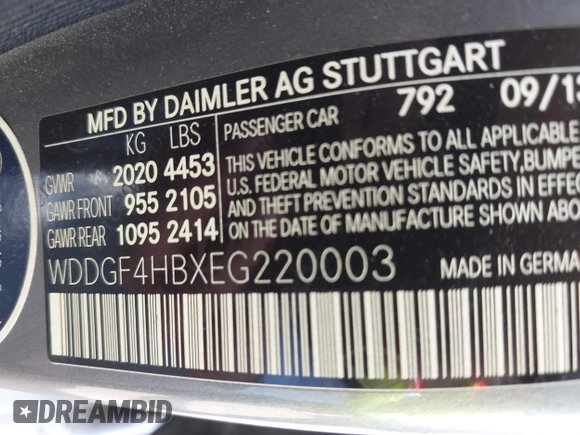 2014 Mercedes-Benz C 250 Sport z VIN WDDGF4HBXEG220003, wystawiony jako IAAI lot #41473006 z przebiegiem 98 949 mil mil oraz . Historia ofert i sprzedaży dostępna na DreamBid. Obrazek 9.