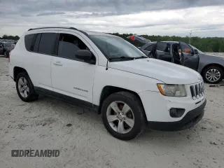 2011 Jeep Compass Latitude with VIN 1J4NF1FB7BD176133, listed as a Copart auction lot 54208385 with 163,525 mi miles and Clean Title. Bid and sale history available at carsss.com. Image 4.