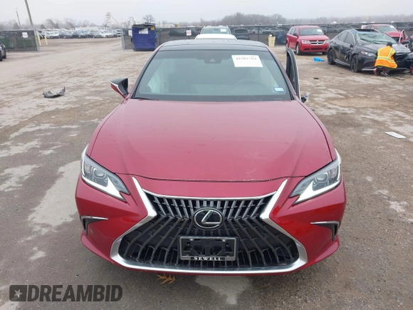 2024 Lexus ES with VIN 58ADZ1B12RU163133, listed as a IAAI auction lot 41501504 with 11,080 mi miles. Bid and sale history available at carsss.com. Image 12.