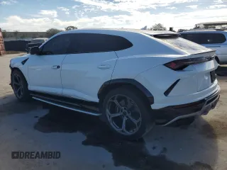 2019 Lamborghini Urus z VIN ZPBUA1ZL9KLA05029, wystawiony jako Copart lot #89060575 z przebiegiem 60 062 mil mil oraz Szkody całkowita. Historia ofert i sprzedaży dostępna na DreamBid. Obrazek 2.