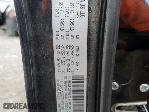 2019 Jeep Cherokee Latitude Plus with VIN 1C4PJMLBXKD214974, listed as a Copart auction lot 49877595 with 120,979 mi miles and Salvage title. Bid and sale history available at DreamBid. Image 14.