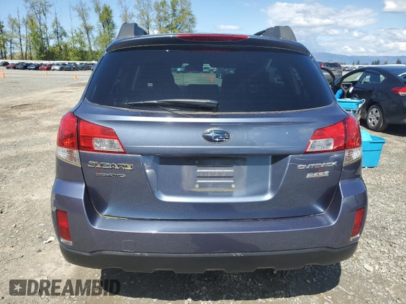 2013 Subaru Outback Premium with VIN 4S4BRBCC6D3310847, listed as a Copart auction lot 53921245 with 143,076 mi miles and Salvage Title. Bid and sale history available at carsss.com. Image 6.