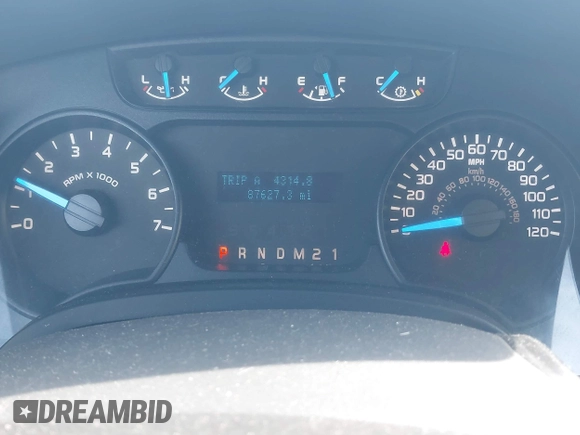 2014 Ford F-150 XL with VIN 1FTFX1EF2EFC24139, listed as a IAAI auction lot 41967669 with 87,627 mi miles and . Bid and sale history available at DreamBid. Image 7.
