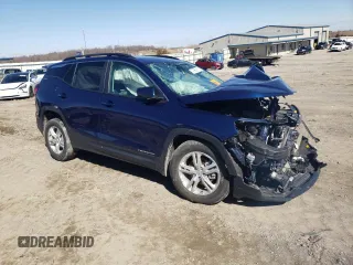 2022 GMC Terrain SLE with VIN 3GKALMEV4NL304406, listed as a Copart auction lot 47955155 with Not provided miles and Salvage title. Bid and sale history available at DreamBid. Image 4.