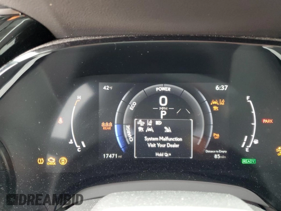 2023 Lexus RX 500h F Sport Performance z VIN 2T2BCMEA0PC002285, wystawiony jako Copart lot #44896465 z przebiegiem 17 471 mil mil oraz Szkoda całkowita • Salvage title. Historia ofert i sprzedaży dostępna na DreamBid. Obrazek 9.