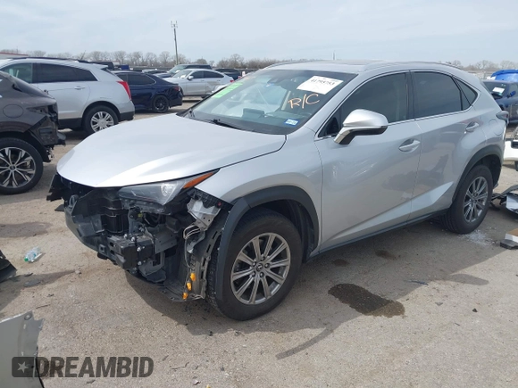 2019 Lexus NX with VIN JTJYARBZ7K2132869, listed as a IAAI auction lot 41795753 with 71,635 mi miles. Bid and sale history available at carsss.com. Image 2.