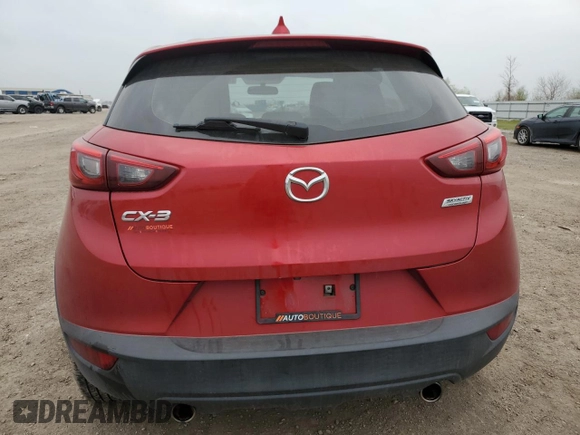 2016 Mazda CX-3 Grand Touring with VIN JM1DKBD76G0111838, listed as a Copart auction lot 48831385 with 115,579 mi miles and Salvage Title. Bid and sale history available at carsss.com. Image 6.