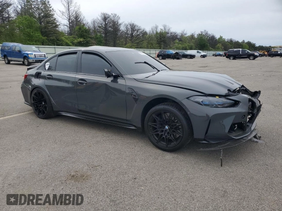 2023 BMW M3 Competition xDrive z VIN WBS43AY08PFP39992, wystawiony jako Copart lot #58658385 z przebiegiem 16 839 mil mil oraz Szkoda całkowita • Salvage title. Historia ofert i sprzedaży dostępna na DreamBid. Obrazek 4.