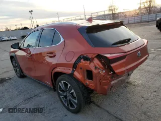 2020 Lexus UX with VIN JTHP9JBH9L2020817, listed as a Copart auction lot 37343773 with 36,702 mi miles. Bid and sale history available at carsss.com. Image 2.