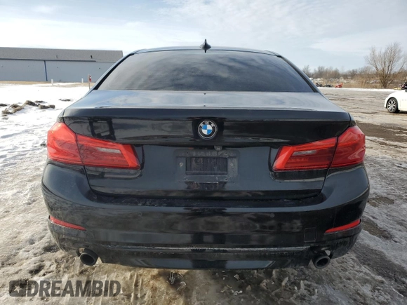 2017 BMW 5 Series 530i xDrive with VIN WBAJA7C39HG905000, listed as a Copart auction lot 45930815 with 66,204 mi miles and Salvage Title. Bid and sale history available at carsss.com. Image 6.
