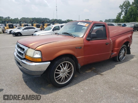 1999 Ford Ranger XL z VIN 1FTYR10C6XPA42120, wystawiony jako Copart lot #62497895 z przebiegiem 289 438 mil mil oraz Szkoda całkowita • Salvage title. Historia ofert i sprzedaży dostępna na DreamBid. Obrazek 1.