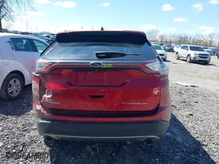 2017 Ford Edge Titanium with VIN 2FMPK3K83HBC34846, listed as a IAAI auction lot 41983258 with 154,376 mi miles. Bid and sale history available at carsss.com. Image 16.
