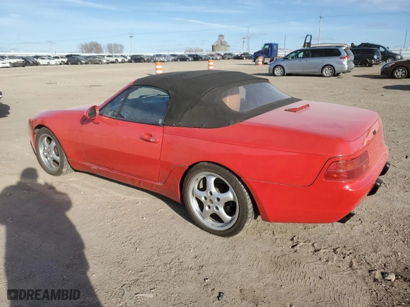 1992 Porsche 968 with VIN WP0CA2968NS840424, listed as a Copart auction lot 83043944 with NaN miles and Clean Title. Bid and sale history available at carsss.com. Image 2.