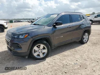 2022 Jeep Compass Latitude с VIN 3C4NJCBB5NT149470, выставлен на аукционе Copart как лот 62062665 с пробегом 25 918 миль миль и Списание • Salvage title. История ставок и продаж доступна на DreamBid. Изображение 1.
