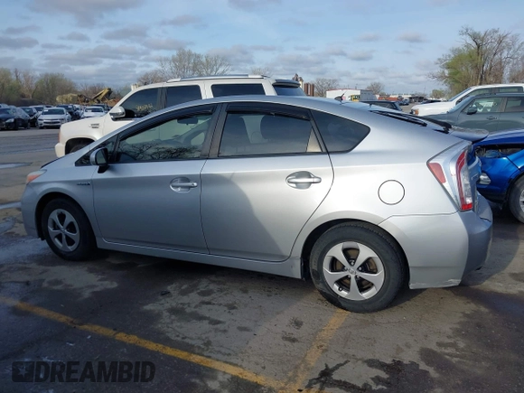 2012 Toyota Prius One with VIN JTDKN3DU2C0334107, listed as a IAAI auction lot 41891637 with 173,469 mi miles. Bid and sale history available at carsss.com. Image 14.