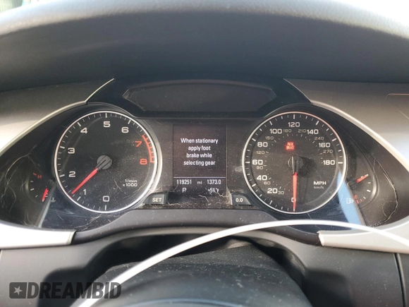 2009 Audi A4 3.2L Prestige with VIN WAUMK78K19A120162, listed as a Copart auction lot 81000214 with 119,251 mi miles and Salvage Title. Bid and sale history available at carsss.com. Image 9.