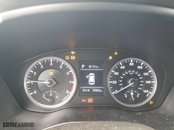 2020 Hyundai Santa Fe SE with VIN 5NMS2CAD2LH275623, listed as a Copart auction lot 42937265 with 89,553 mi miles and Salvage Title. Bid and sale history available at carsss.com. Image 9.