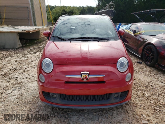 2013 FIAT 500 Abarth with VIN 3C3CFFJH0DT648891, listed as a Copart auction lot 69580054 with 69,507 mi miles and Salvage Title. Bid and sale history available at carsss.com. Image 5.