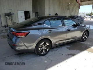 2022 Nissan Sentra SV with VIN 3N1AB8CV6NY241212, listed as a Copart auction lot 50308965 with 50,822 mi miles and Salvage Title. Bid and sale history available at carsss.com. Image 3.