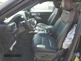 2023 Ford Explorer Platinum with VIN 1FM5K8HC8PGB47242, listed as a Copart auction lot 53545195 with 17,214 mi miles and Salvage title. Bid and sale history available at DreamBid. Image 7.