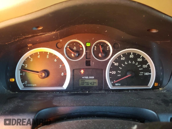 2005 Hyundai Santa Fe GLS with VIN KM8SC73E95U889313, listed as a Copart auction lot 42508925 with 187,643 mi miles and Salvage Title. Bid and sale history available at carsss.com. Image 9.