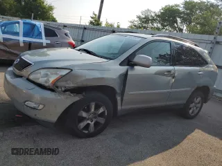 2006 Lexus RX 330 z VIN 2T2HA31U56C090601, wystawiony jako Copart lot #58870825 z przebiegiem 238 635 mil mil oraz Szkoda całkowita • Salvage title. Historia ofert i sprzedaży dostępna na DreamBid. Obrazek 1.