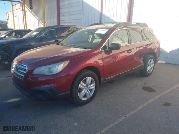 2015 Subaru Outback 2.5i with VIN 4S4BSAAC3F3242687, listed as a IAAI auction lot 41381062 with 70,482 mi miles. Bid and sale history available at carsss.com. Image 17.