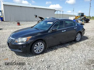 2011 Honda Accord EX-L with VIN 1HGCP3F87BA014189, listed as a Copart auction lot 60601405 with 152,407 mi miles and Salvage title. Bid and sale history available at DreamBid. Image 1.