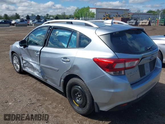 2018 Subaru Impreza Premium with VIN 4S3GTAD61J3715461, listed as a IAAI auction lot 42205386 with 39,933 mi miles and . Bid and sale history available at DreamBid. Image 3.