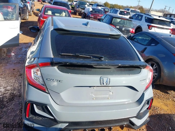 2021 Honda Civic Hatchback Sport with VIN SHHFK7H48MU209500, listed as a IAAI auction lot 41323691 with 81,776 mi miles. Bid and sale history available at carsss.com. Image 16.