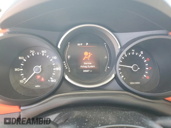 2019 FIAT 500L Trekking with VIN ZFBNFADH7KZ042211, listed as a Copart auction lot 58894534 with 36,997 mi miles and Salvage Title. Bid and sale history available at carsss.com. Image 9.