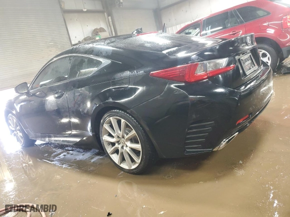 2015 Lexus RC 350 with VIN JTHSE5BCXF5003691, listed as a Copart auction lot 50706155 with 75,492 mi miles and Salvage Title. Bid and sale history available at carsss.com. Image 2.