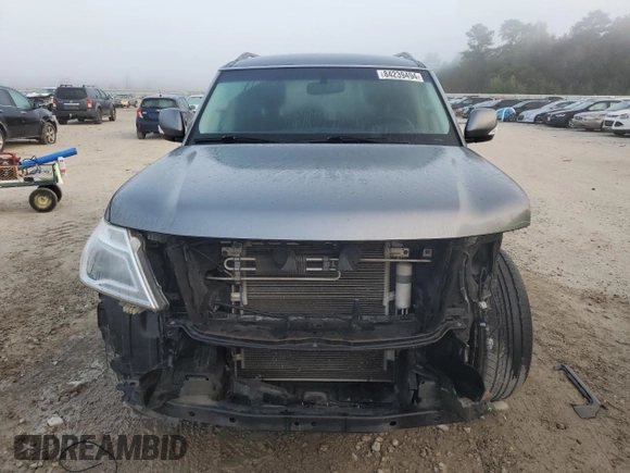 2017 Nissan Armada SV with VIN JN8AY2ND7H9007012, listed as a Copart auction lot 84239494 with 124,619 mi miles and Clean Title. Bid and sale history available at carsss.com. Image 5.