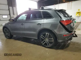 2017 Audi SQ5 Premium Plus with VIN WA1CCAFP9HA036655, listed as a Copart auction lot 85700074 with 73,337 mi miles and Salvage Title. Bid and sale history available at carsss.com. Image 2.