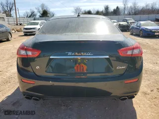 2014 Maserati Ghibli S Q4 with VIN ZAM57RTA0E1113714, listed as a Copart auction lot 46475925 with 0 mi miles and Salvage Title. Bid and sale history available at carsss.com. Image 6.