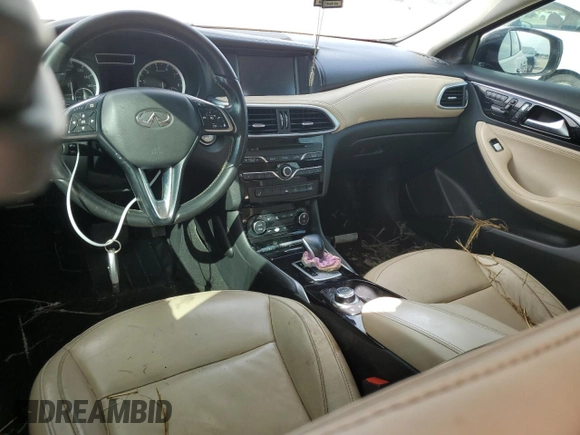 2018 Infiniti QX30 ESSENTIAL with VIN SJKCH5CP1JA050717, listed as a Copart auction lot 64178064 with 0 mi miles and Salvage Title. Bid and sale history available at carsss.com. Image 8.