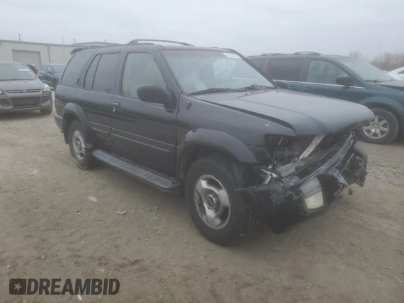 2000 Infiniti QX4 with VIN JNRAR07Y3YW079176, listed as a Copart auction lot 44122415 with Not Provided miles and Salvage Title. Bid and sale history available at DreamBid. Image 4.